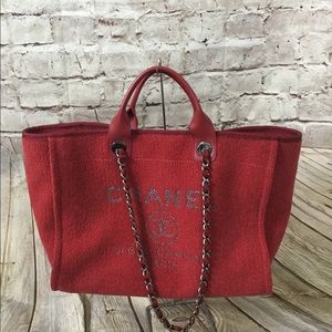 Chanel 2019 Large tweed Deauville tote